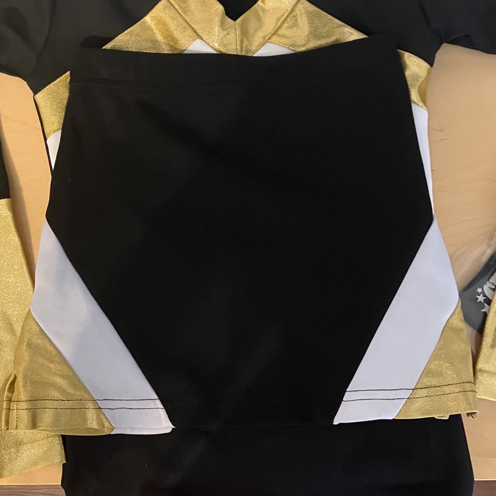 Varsity Kids Matching Set - Black and Gold - Picture 2 of 6